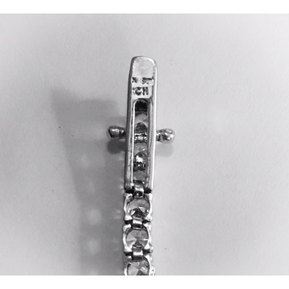 Sterling Silver Tennis Bracelet - Picture 4 of 7